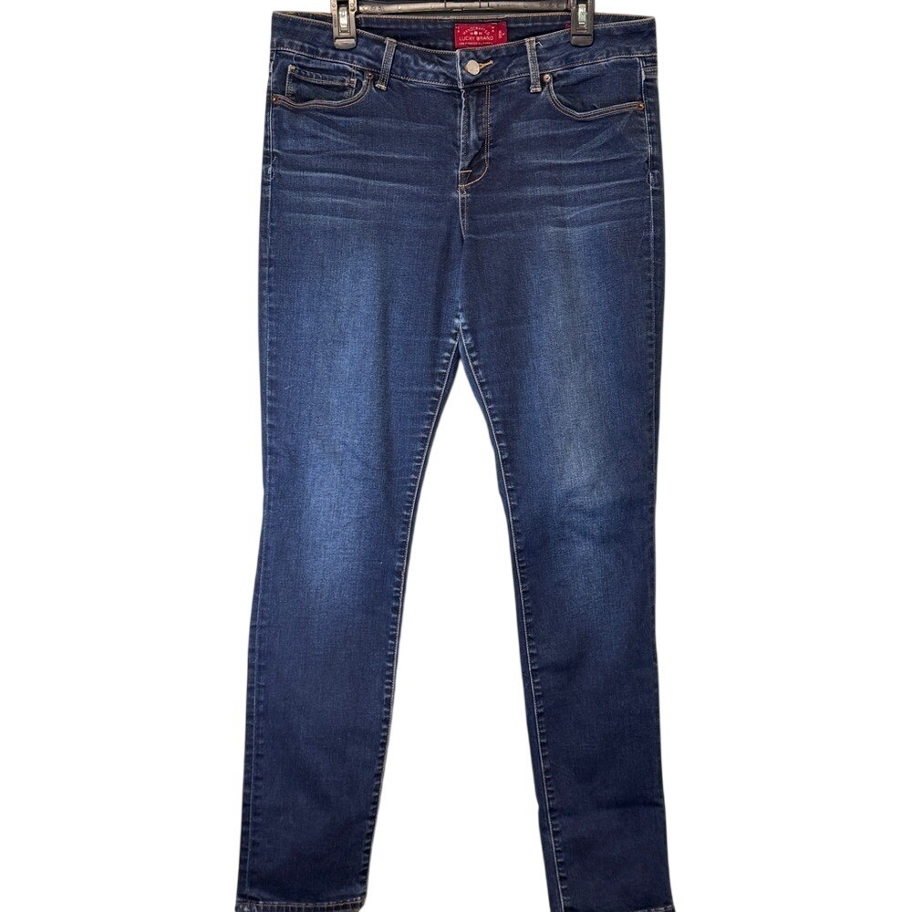 Lucky Brand Leyla Skinny Denim Blue Jeans Size‎ 12 /31